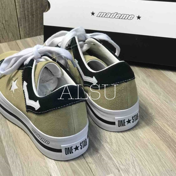 Converse xMademe One Star Platform Wood Ash SuedeW - Picture 4 of 8